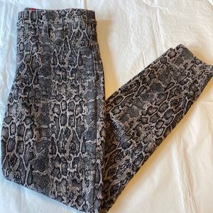 SPANX  Leopard Cheetah Animal Print Jegging Legging SZ M Bodycon/Stretch Mobwife